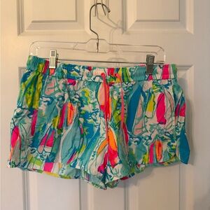Lilly Pulitzer Multicolor Floral Print Shorts